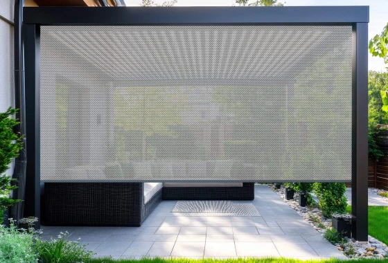 Terasové rolety: Řešení proti slunci i větru