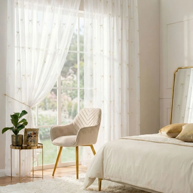 Vánoční záclony na průchodkách